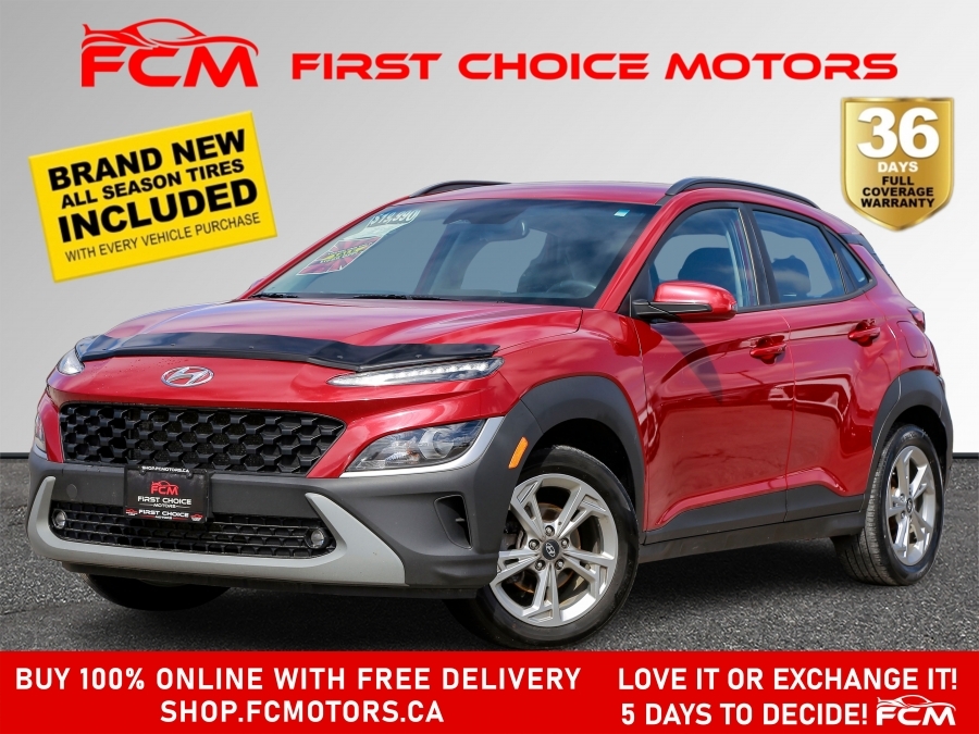 2022 Hyundai Kona PREFERRED ~AUTOMATIC, FULLY CERTIFIED WITH WARRANT
