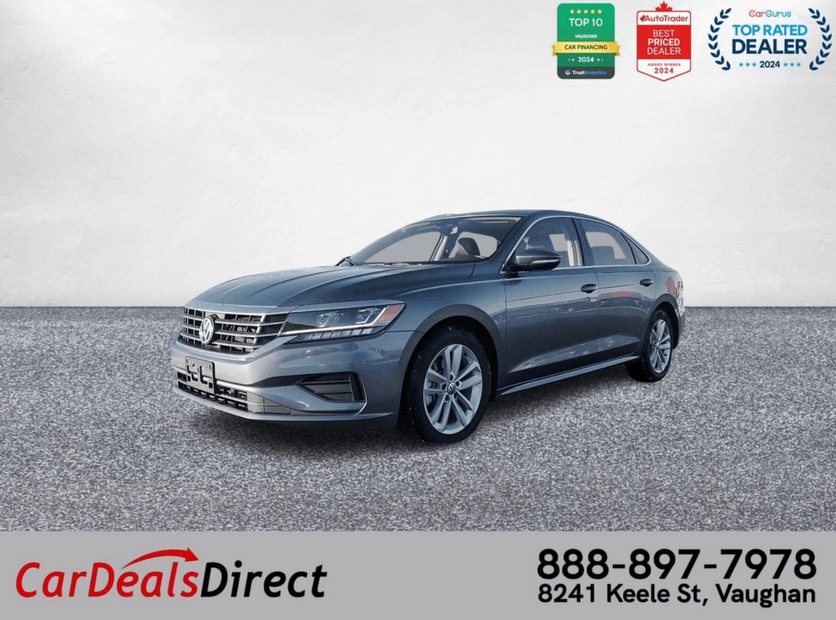 2021 Volkswagen Passat Highline/Leather/NAVi/Sunroof/Lane Depart/Apple Ca