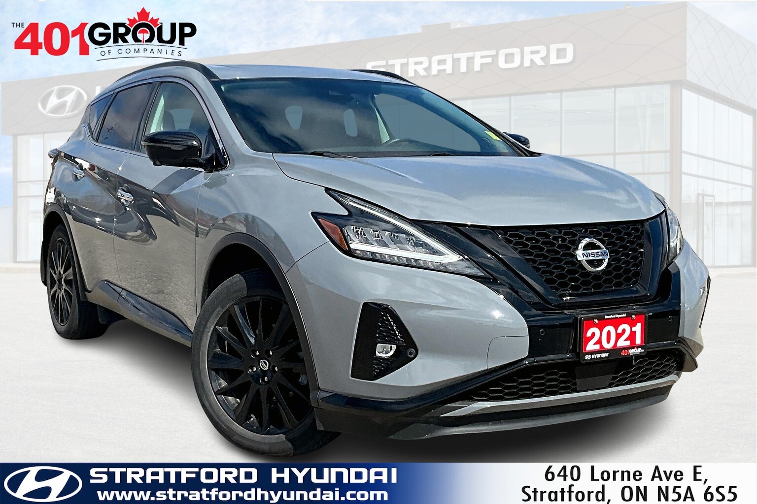 2021 Nissan Murano SL AWD | Navigation | Leather | CarPlay | Sunroof