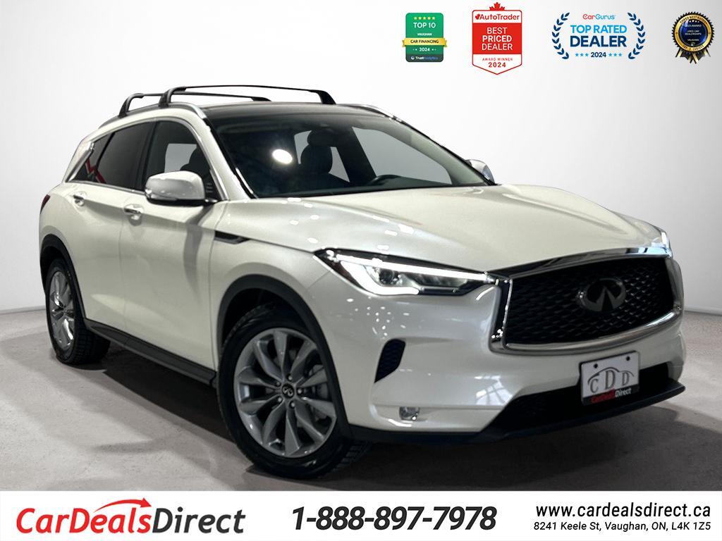 2021 Infiniti QX50 AWD/LUXE/Sunroof/NAVI/Leather/Remote Start/Drive A