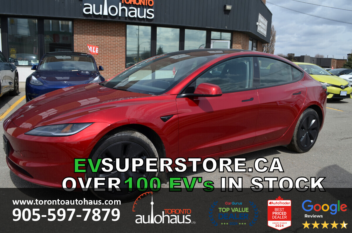 2024 Tesla Model 3 EVSUPERSTORE.CA I OVER 100 IN STOCK