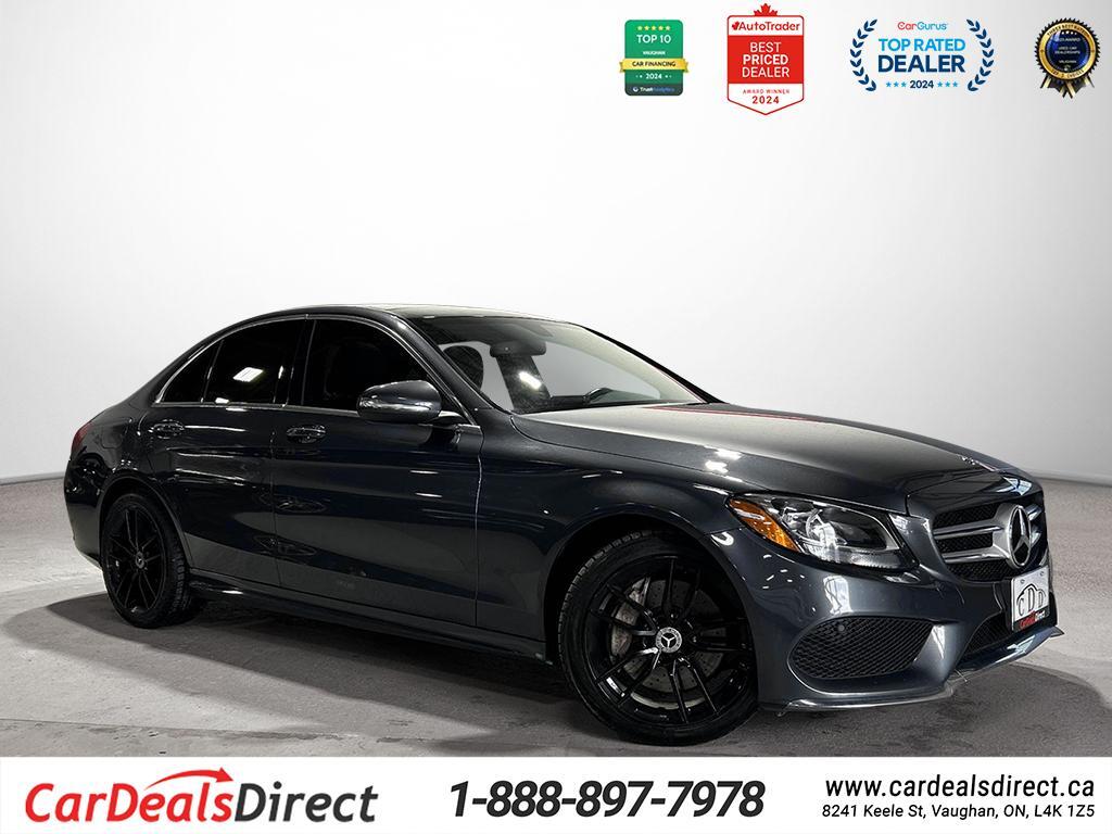 2015 Mercedes-Benz C-Class 4dr Sdn C 300 4MATIC / Leather /  PanoramicSunroof