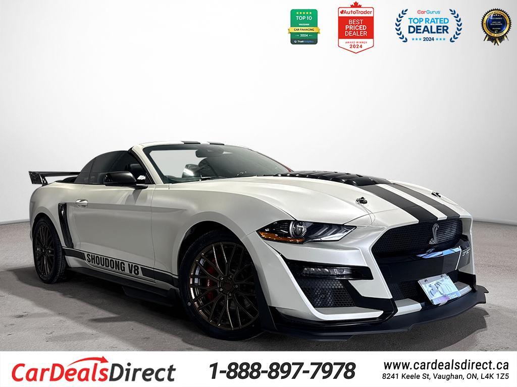 2020 Ford Mustang GT Premium v8 Manual/ Convertible/Shelby Pkg/ Leat