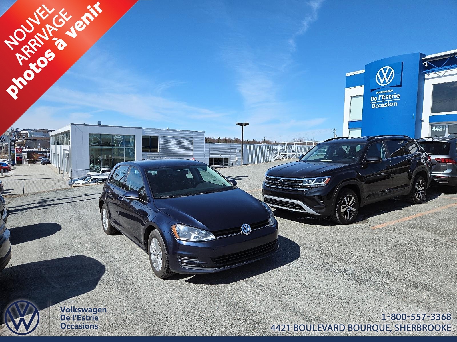 2016 Volkswagen Golf TRENDLINE / MANUELLE / TISSUS /  BAS KILO ! 