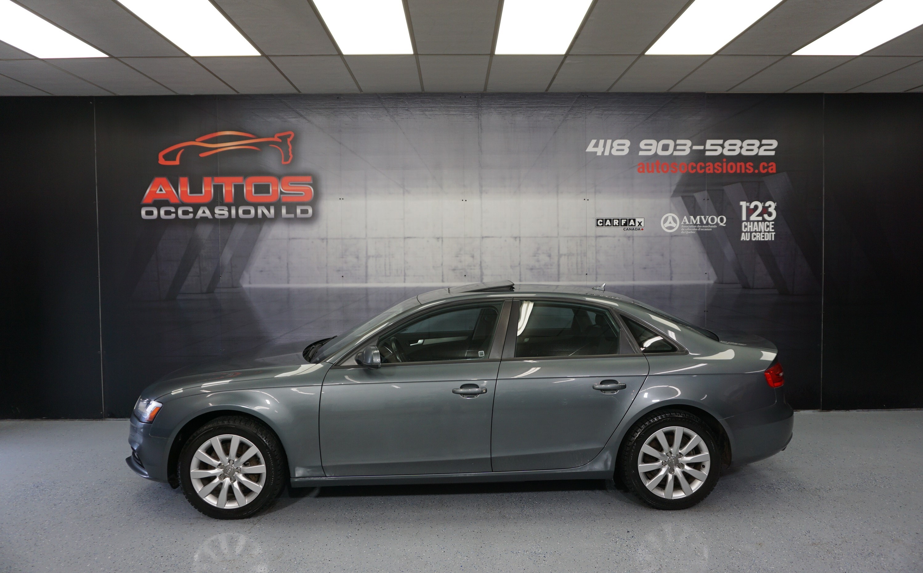 2013 Audi A4 PREMIUM 2.0T QUATTRO - MANUEL - CUIR TOIT OUVRANT