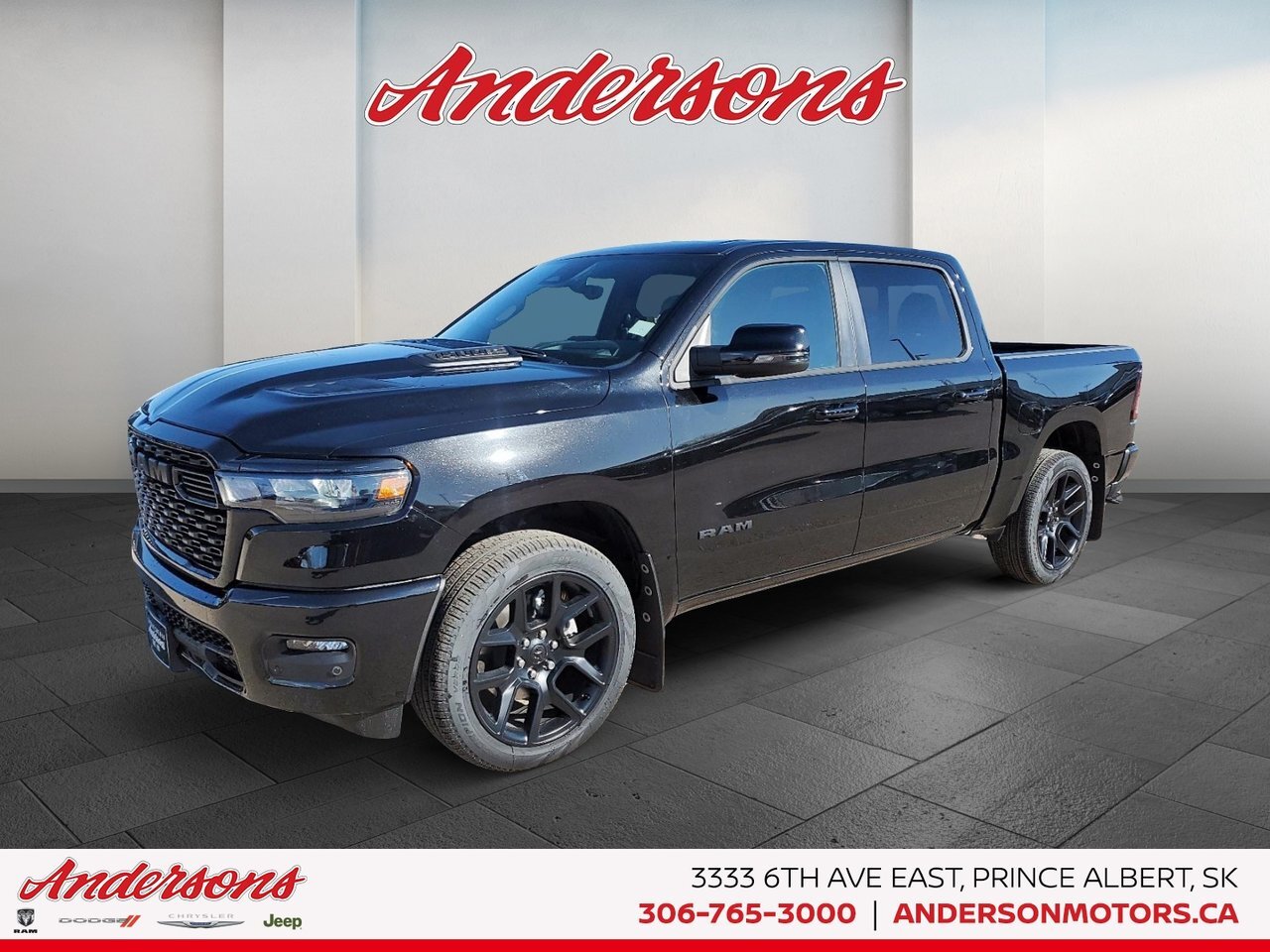 2025 Ram 1500 SPORT Night Edition / Heads-Up Display / Sunroof