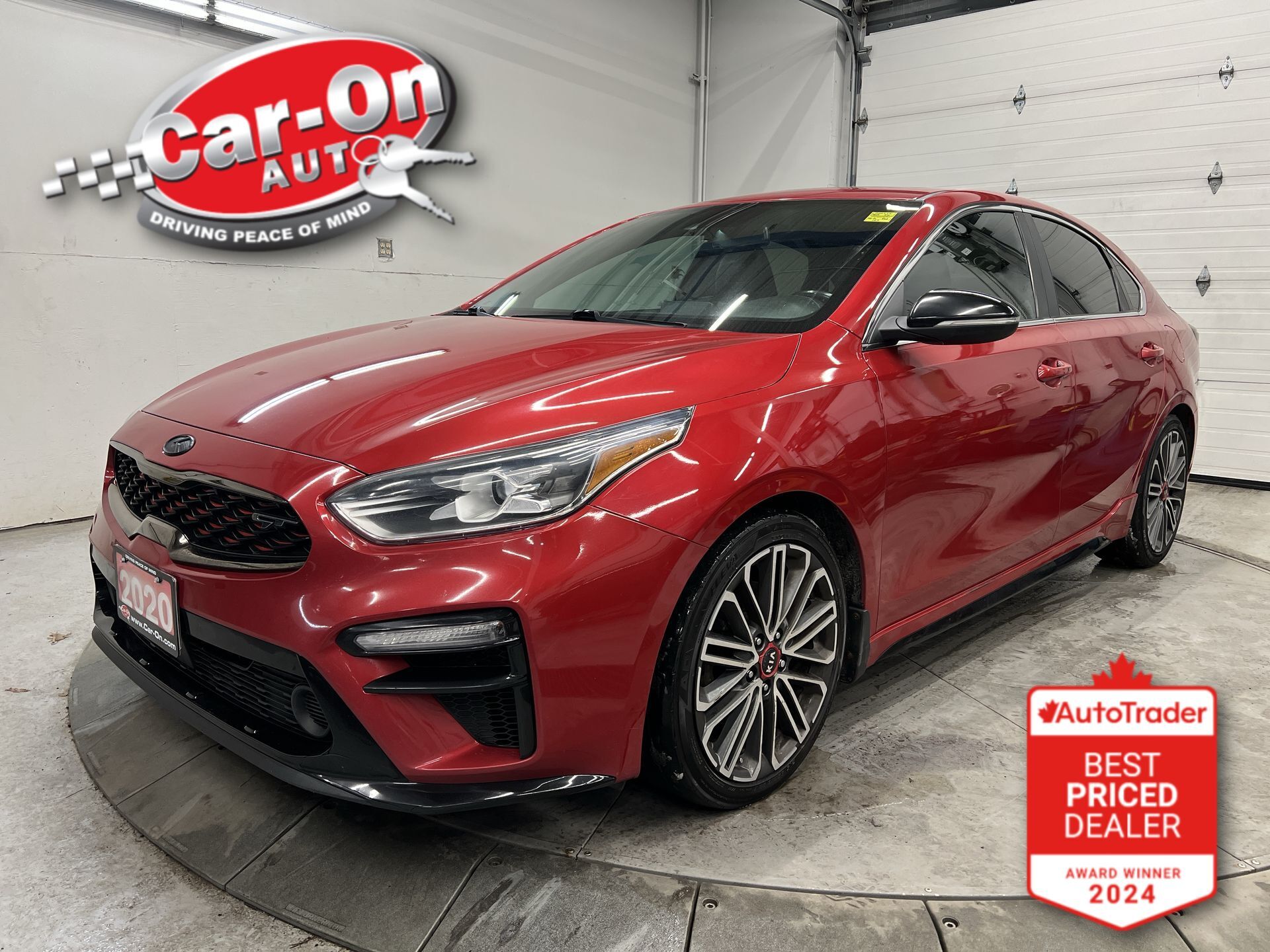 2020 Kia Forte GT TURBO | 201 HP | HTD LEATHER | SUNROOF | NAV 