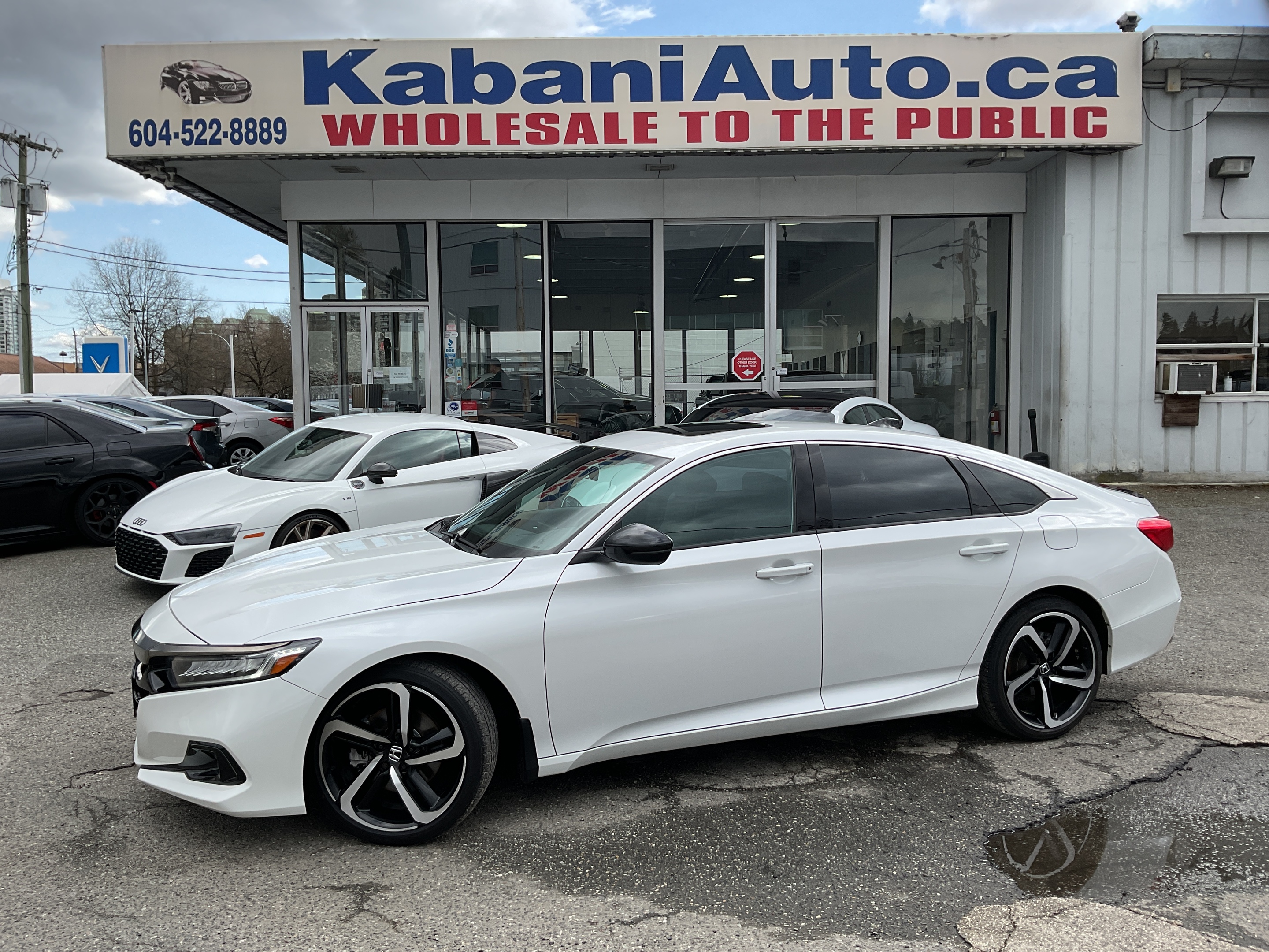 2021 Honda Accord Sedan Sport 1.5L Turbo LEATHER/NAVI/SUNROOF/REAR VIEW