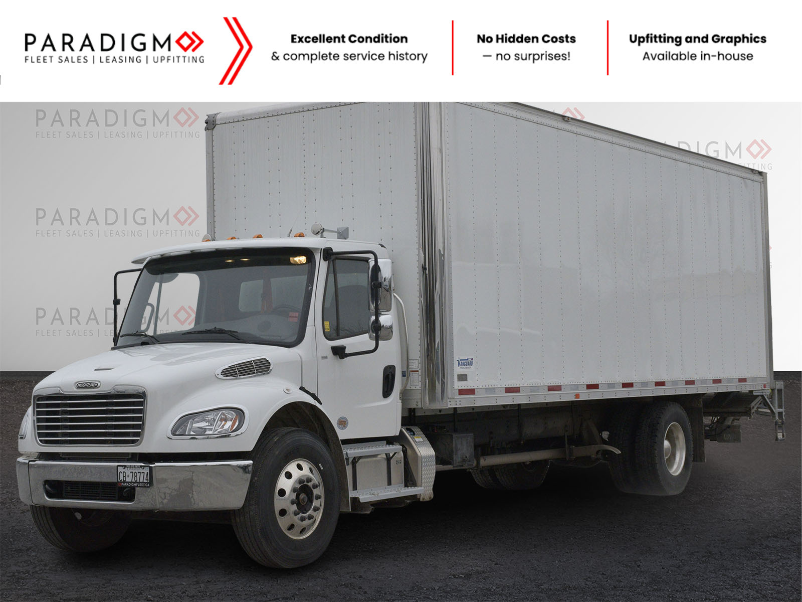 2025 Freightliner M2 106 26ft Air Ride, Hydraulic Breaks Available for Ren