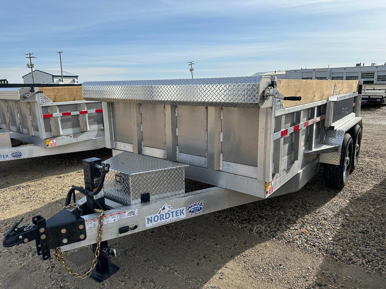 2025 Nordtek Dump Trailer 82'' x 14' Nordtek Dump Trailer