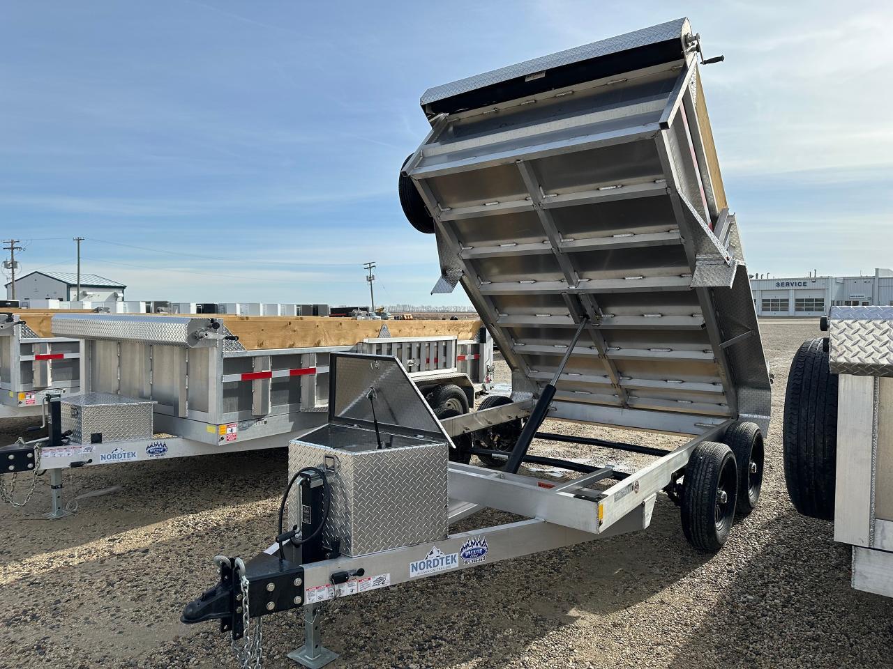 2025 Nordtek Dump Trailer 75'' x 10' Nordtek Dump Trailer