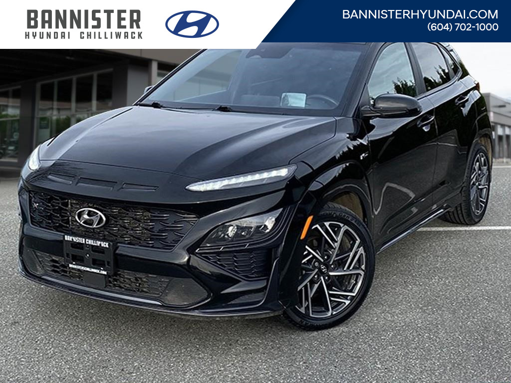 2023 Hyundai Kona 1.6L Turbo (195hp), AWD, Leather Heated & Ventilat