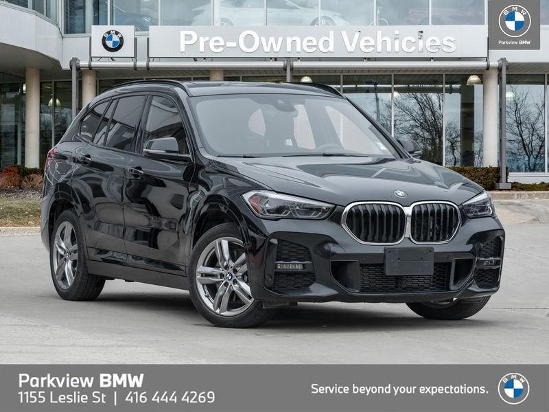 2021 BMW X1 AWD CPO NAV MSPORT LED 18" REARCAM PANO.ROOF