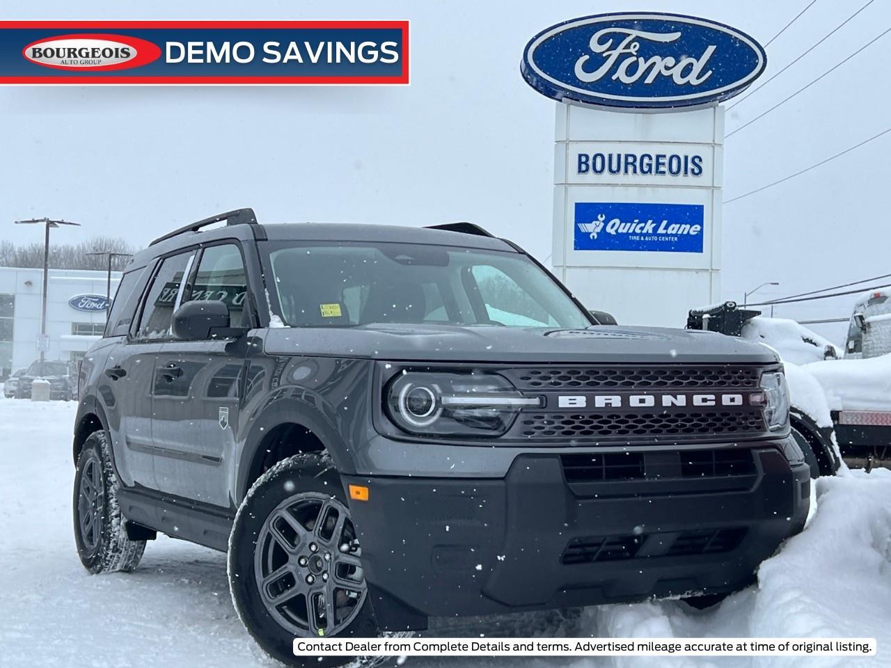 2025 Ford Bronco Sport Big Bend DEMO *REMOTE START,HTD SEATS,LANE ASSIST*