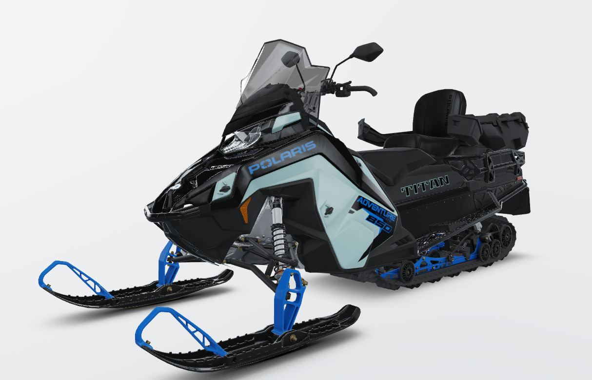 2026 Polaris 850 TITAN ADVENTURE ULTIMATE 155 1.5 AFFICHAGE 7S