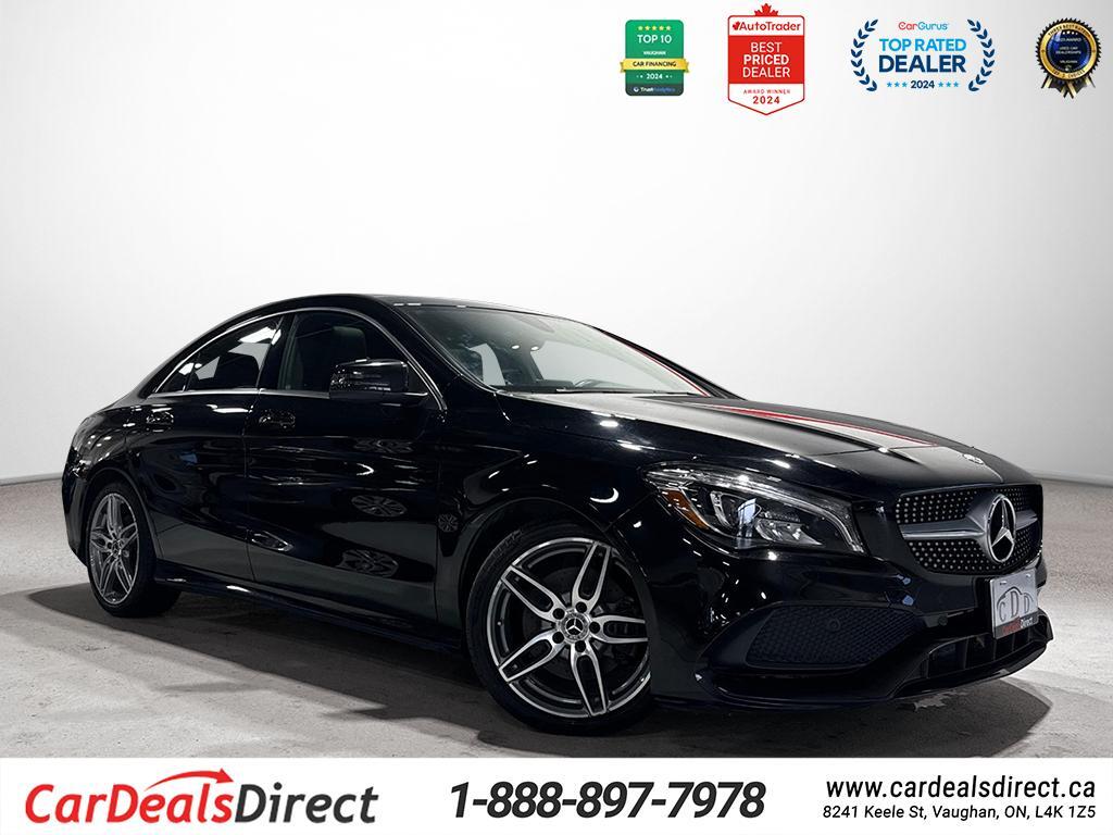 2018 Mercedes-Benz CLA-Class CLA 250 4MATIC/AMG Pkg/Sunroof/Leather/Clean Carfa