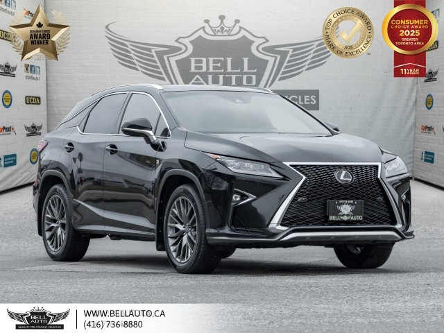 2019 Lexus RX RX 350, F-SPORT2, REDLEATHER, AWD, NAVI, MOONROOF,