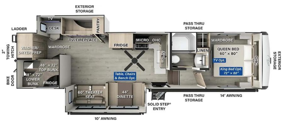 2025 Rockwood Signature 378BH 