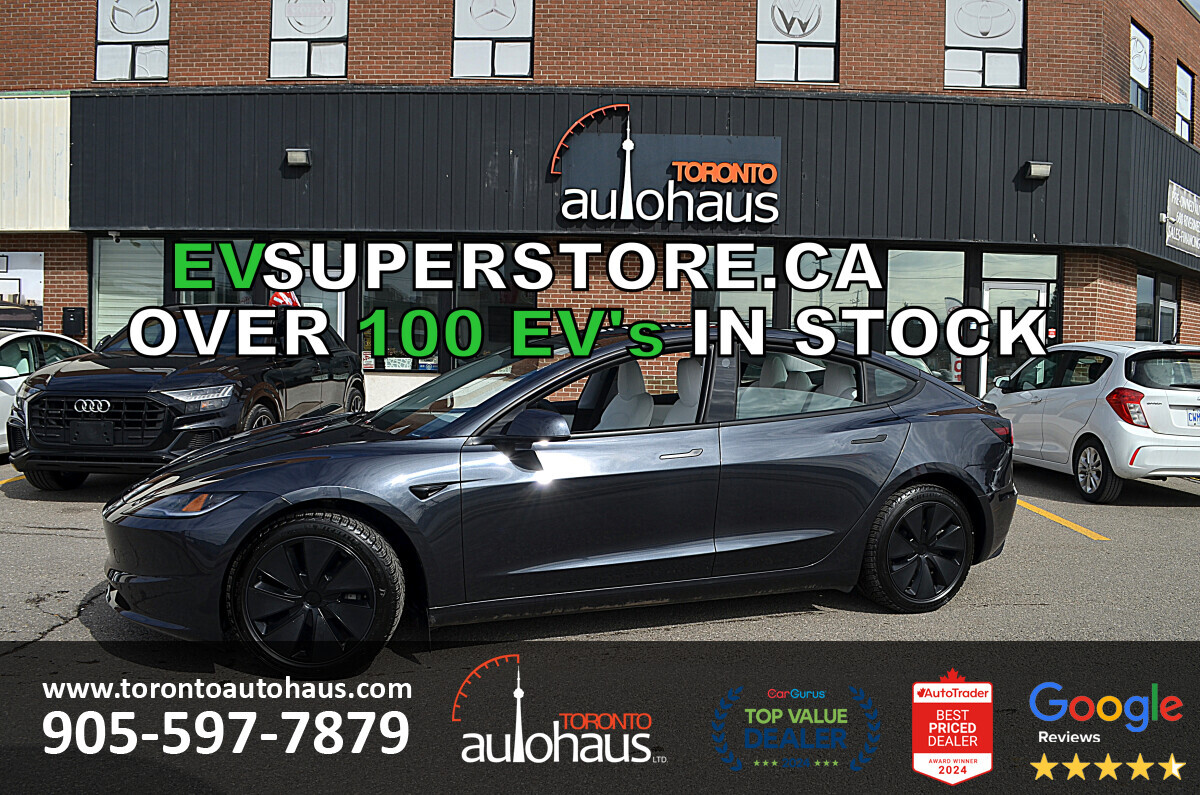 2024 Tesla Model 3 LR AWD I WHITE INTERIOR EVSUPERSTORE.CA