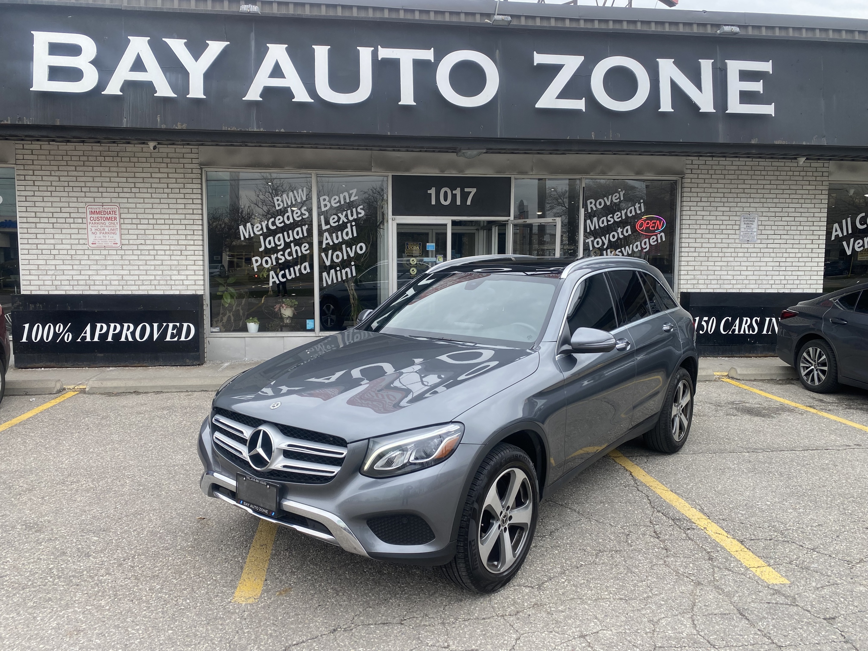 2019 Mercedes-Benz GLC 300 4MATIC PREMIUM PKG+NAVI+R CAM+BLIND SPOT+PANO