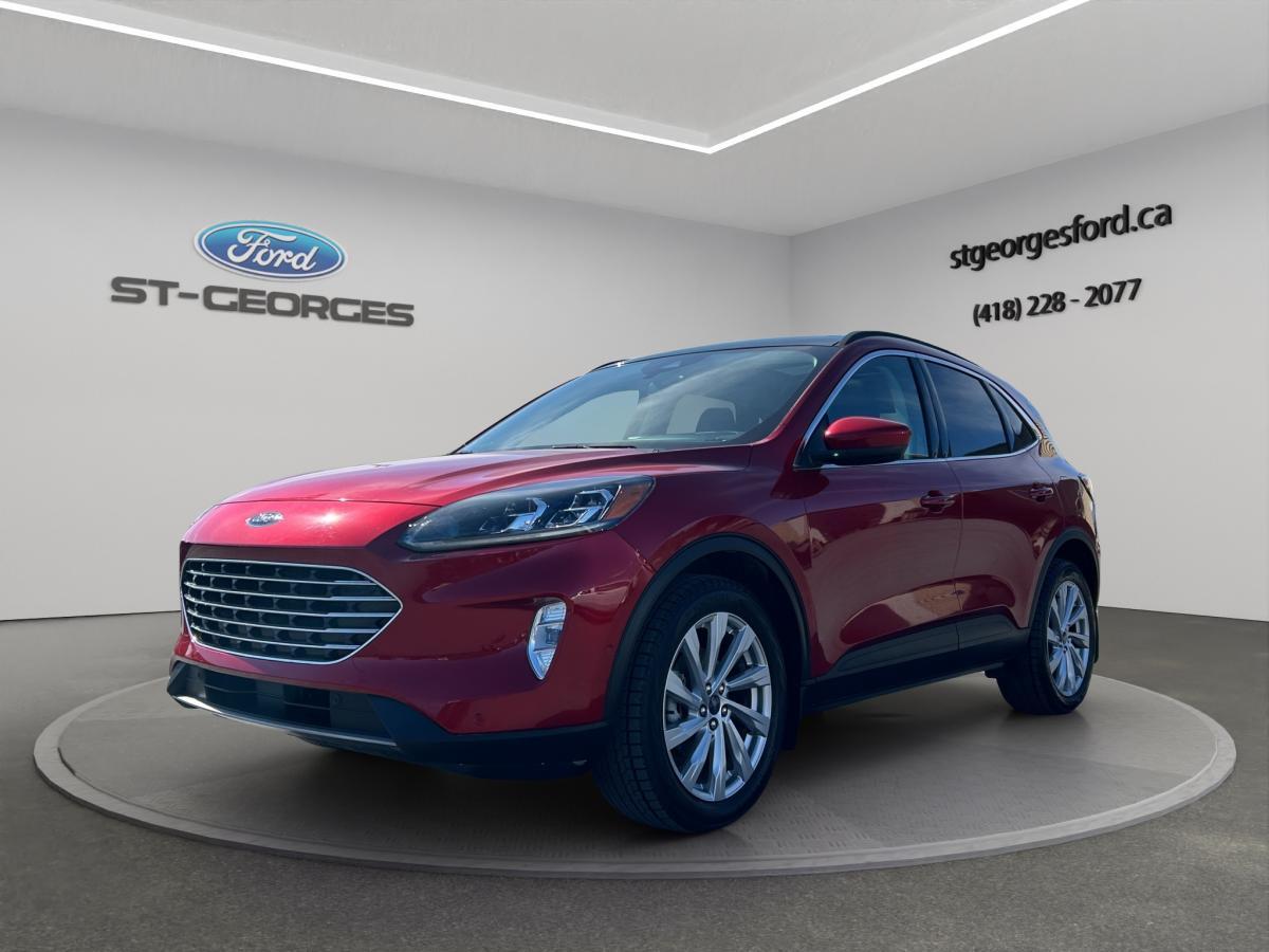 2022 Ford Escape TITANIUM ELITE AWD CUIR TOIT GPS MAGS 19 IMPECC