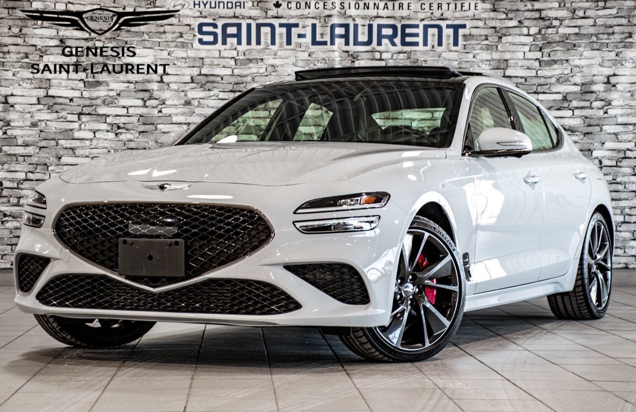 2023 Genesis G70 3.3T SPORT 365 HP HEAD UP DISP CAM360 CUIR NAPPA 