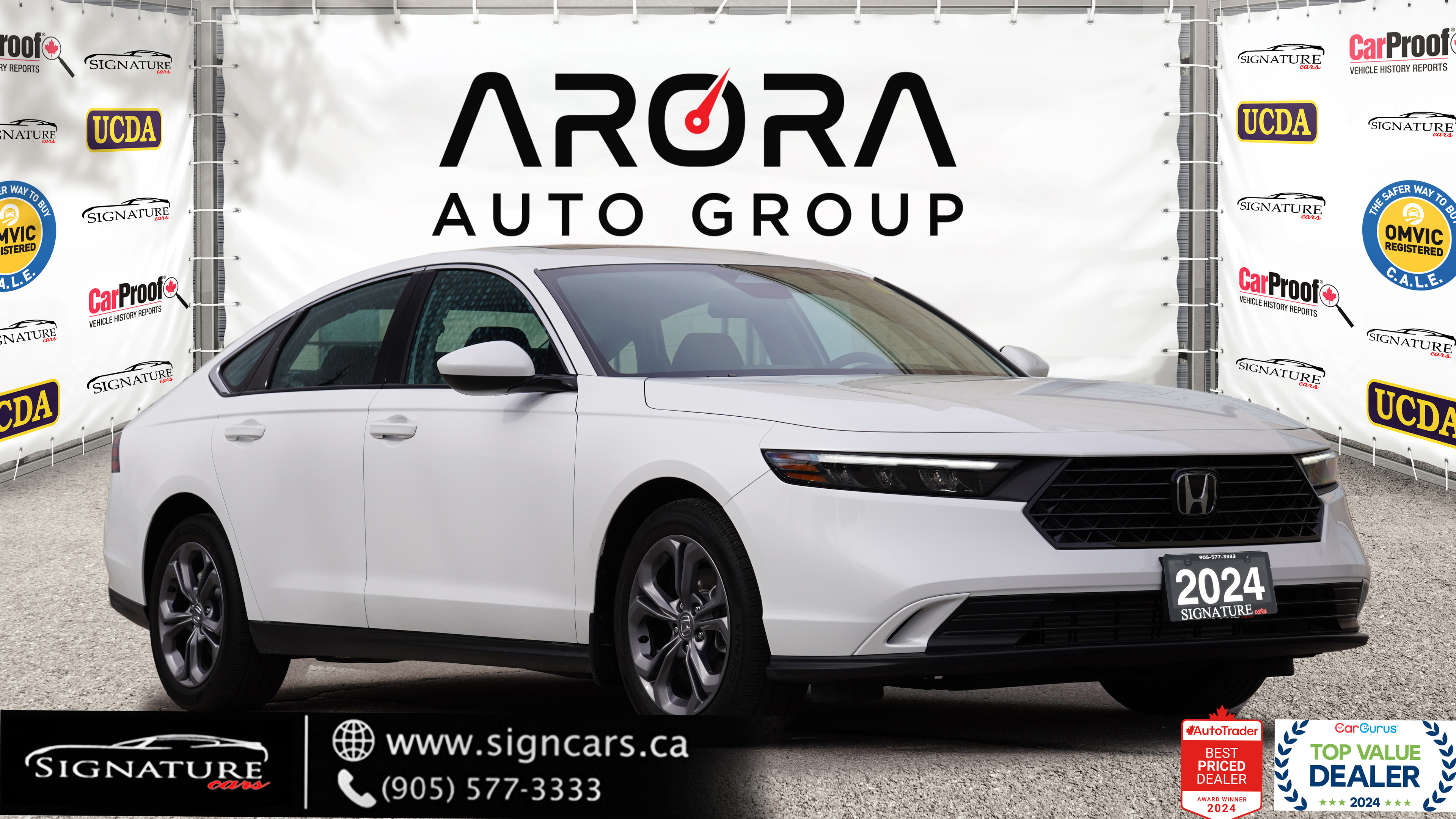 2024 Honda Accord EX  / NO ACCIDENT / SUNROOF / CARPLAY/BSM/ALLOYS
