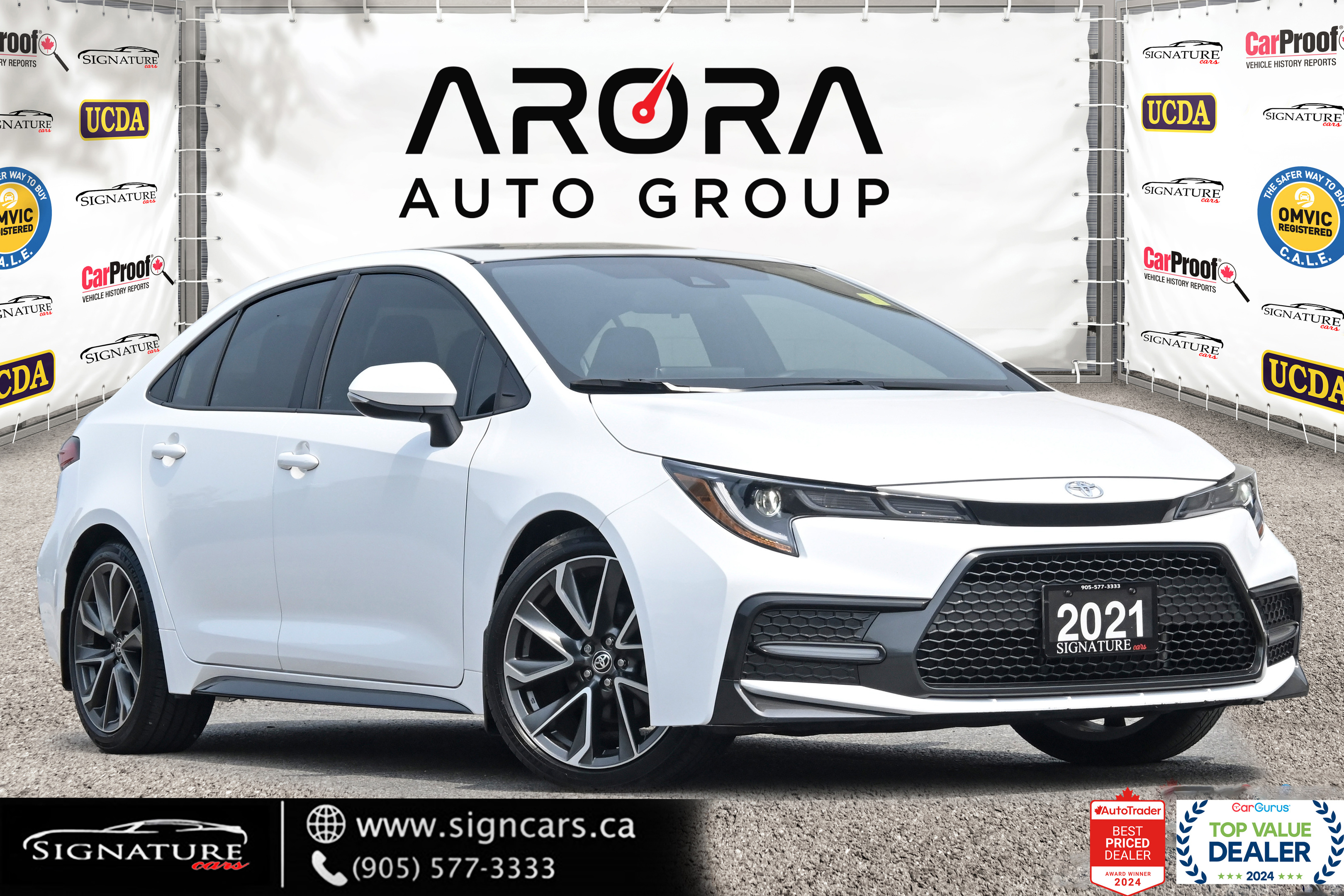 2021 Toyota Corolla ?SE UPGRADE / NO ACCIDENT / SUNROOF / CARPLAY/BSM