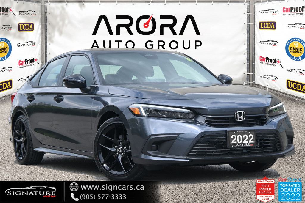 2022 Honda Civic SPORT / NO ACCIDENT / SUNROOF / REMOTE START/BSM