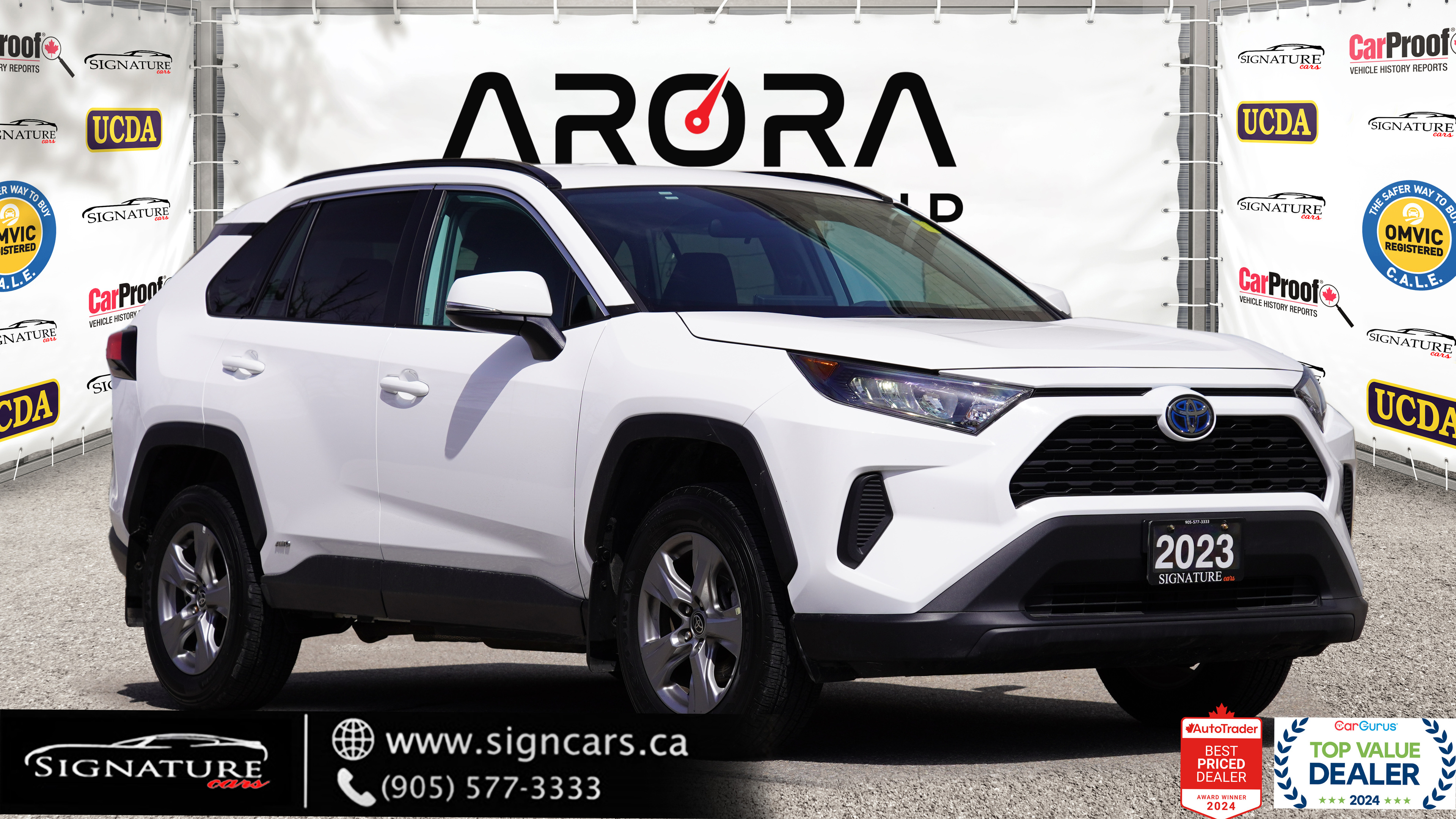 2023 Toyota RAV4 Hybrid LE AWD / NO ACCIDENT /CARPLAY/BSM/ALLOY/HTD SEATS