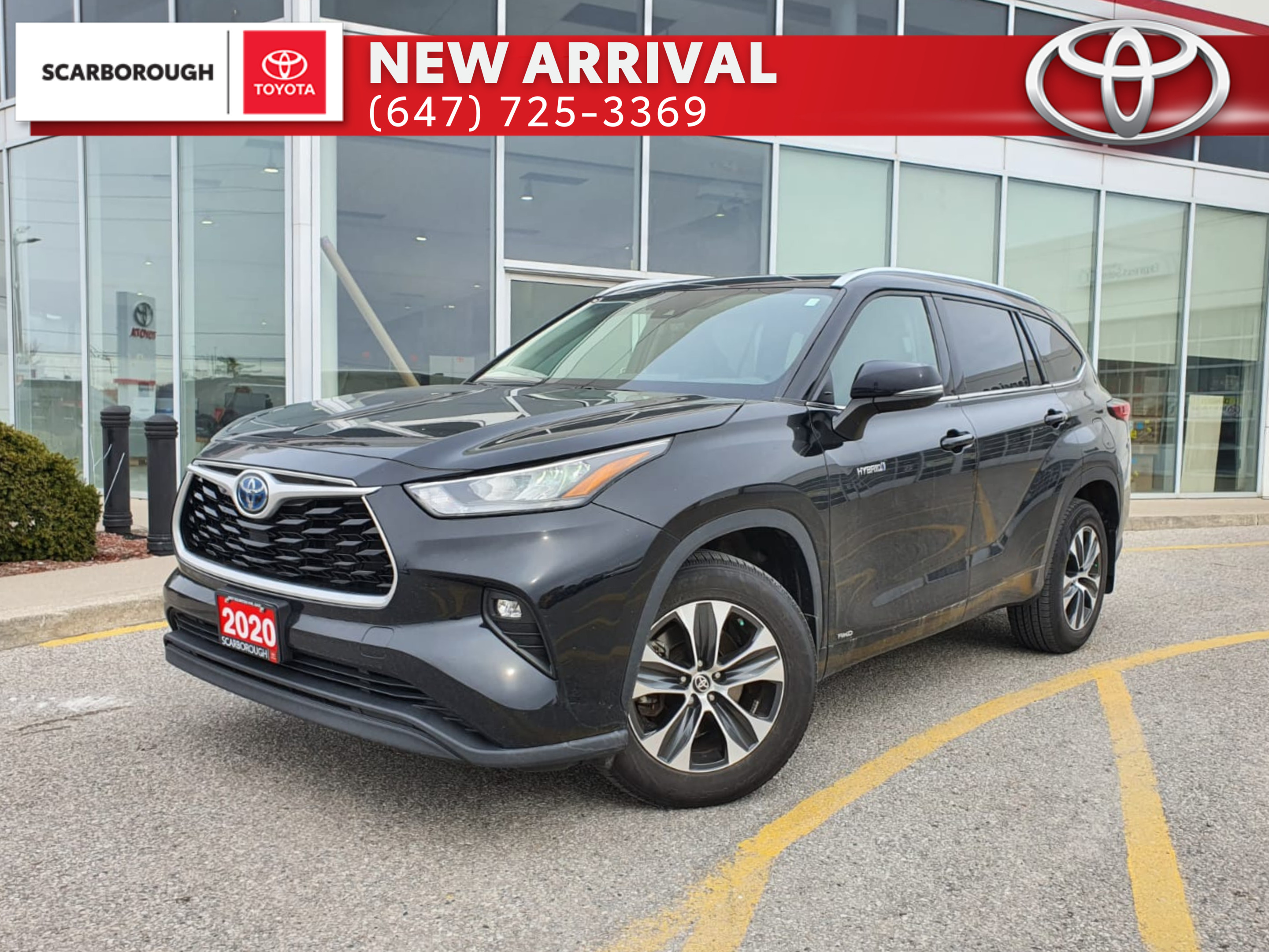 2020 Toyota Highlander Hybrid XLE AWD | Leather | Sunroof | Alloys