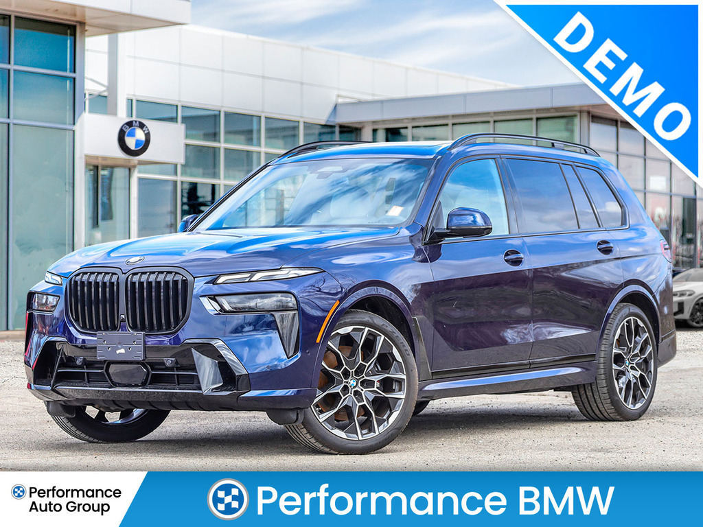2025 BMW X7 DEMO-PremiumPkg-MSportPro-AdvDrvAst-Hitch-6Seats