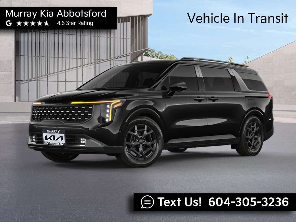 2025 Kia Carnival Hybrid SX+ Aurora Black Pearl