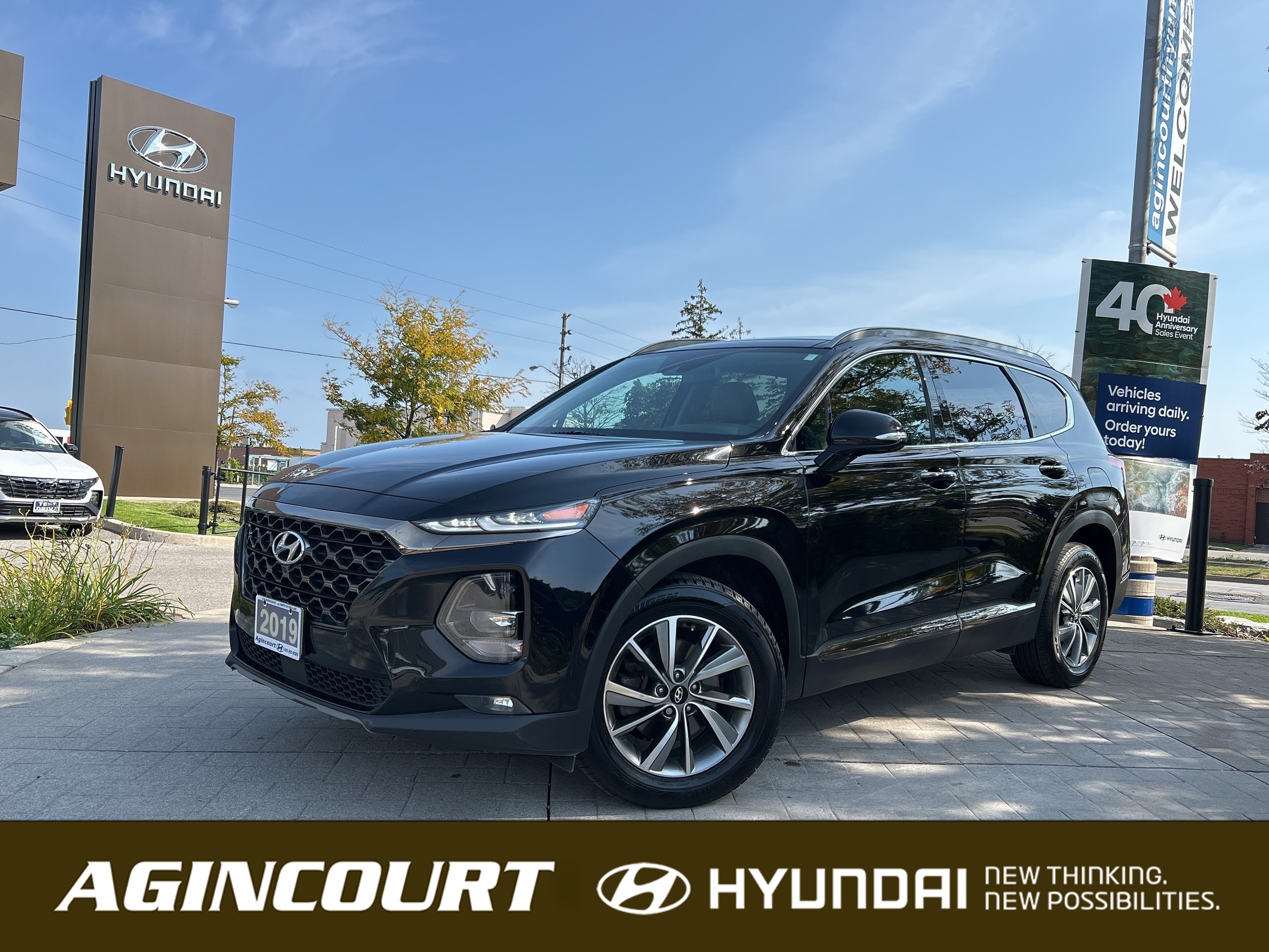 2019 Hyundai Santa Fe 2.0T LUXURY | AWD | CLEAN CARFAX | CPO RATES AVAIL