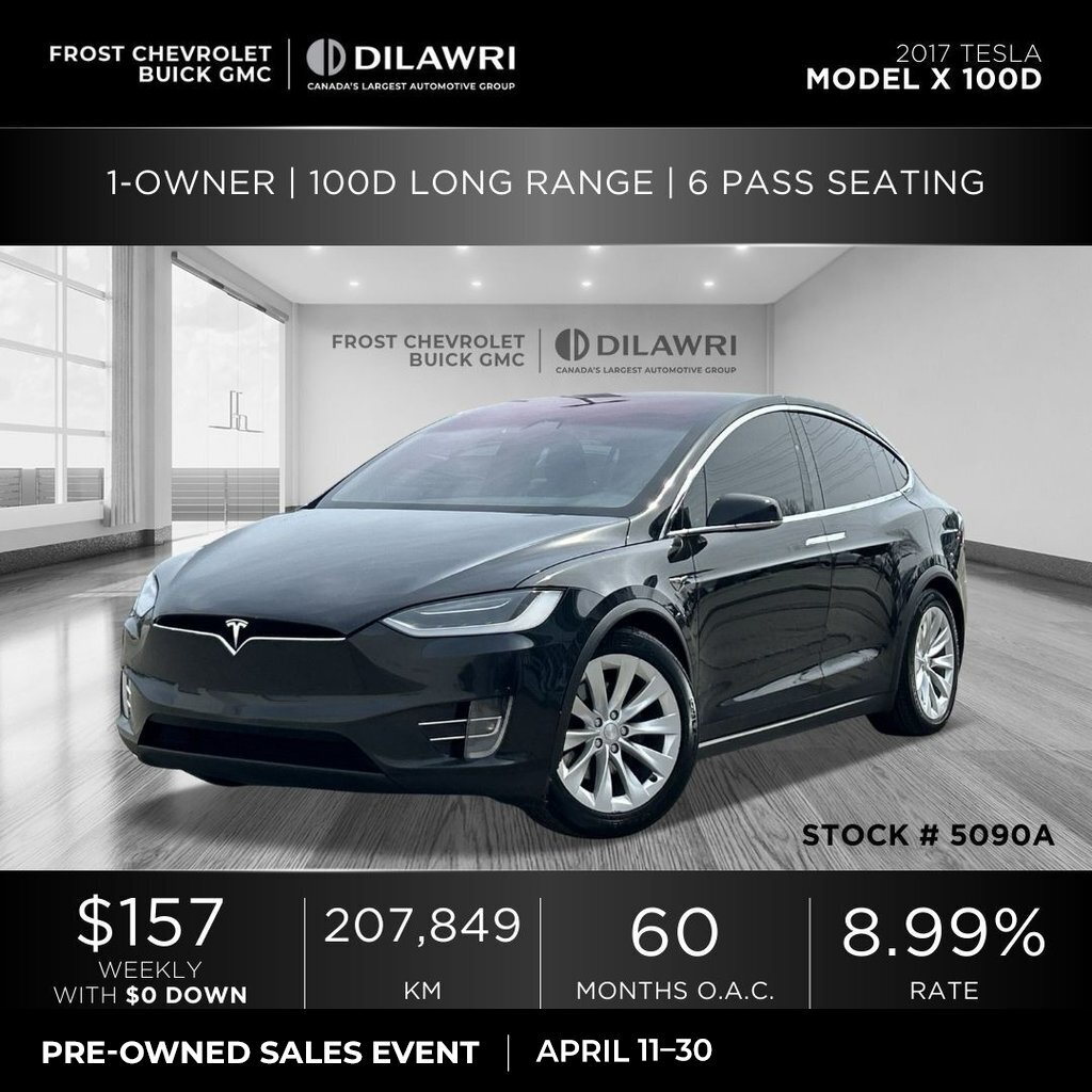 2017 Tesla Model X 100D 1-Owner | 100D Long Range | 6 Pass Seating