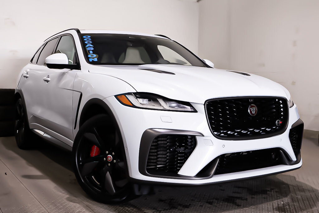 2021 Jaguar F-Pace P550 SVR + AWD + CUIR + TOIT OUVRANT + GPS