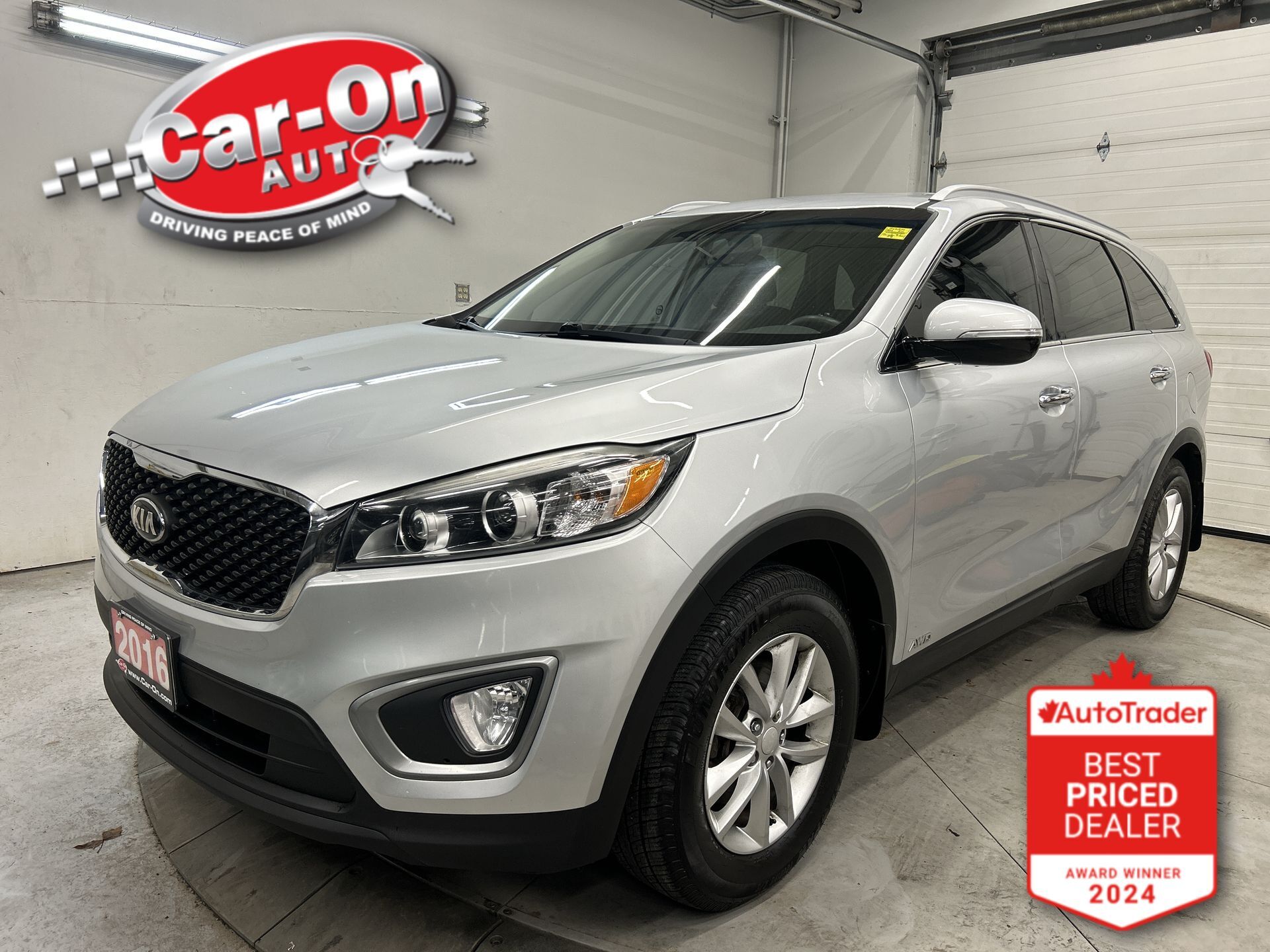 2016 Kia Sorento AWD | HTD SEATS | BLUETOOTH | ALLOYS | LOW KMS!
