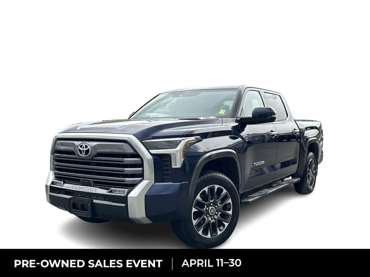 2022 Toyota Tundra CrewMax Limited TWO SETS TIRES, RUNNING BOARDS, TO