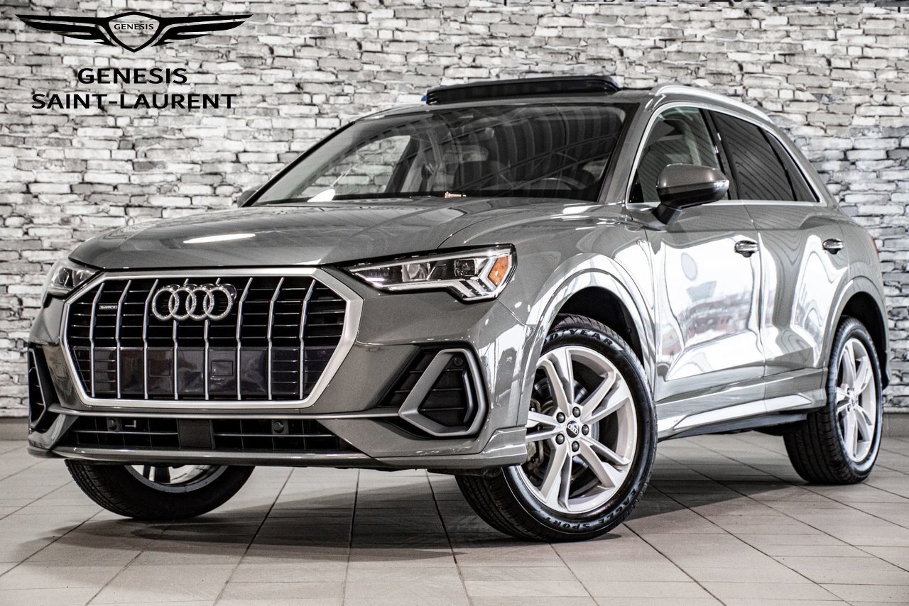 2021 Audi Q3 PROGRESSIV S-Line AWD CUIR TOIT PANO CARPLAY CAMER