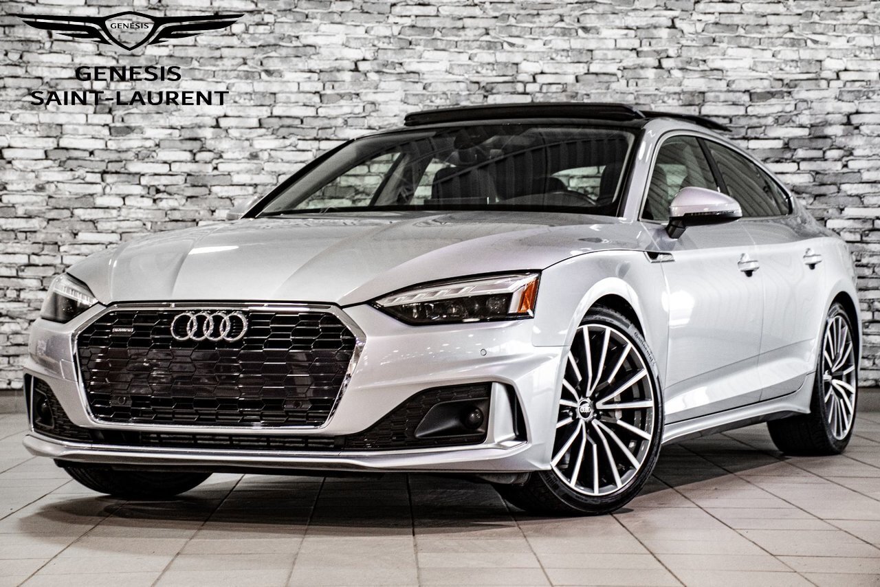 2022 Audi A5 Sportback KOMFORT 45 TFSI QUATTRO CUIR TOIT CAM CARPLAY 