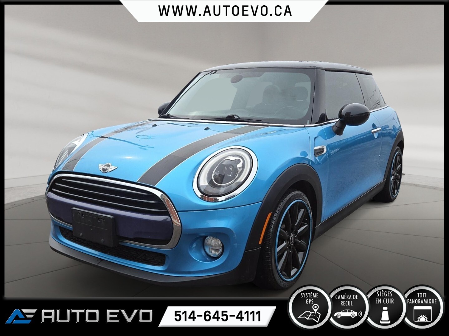 2017 MINI Cooper MINI COOPER HATCHBACK * TOIT PANO * CUIR * GPS * F