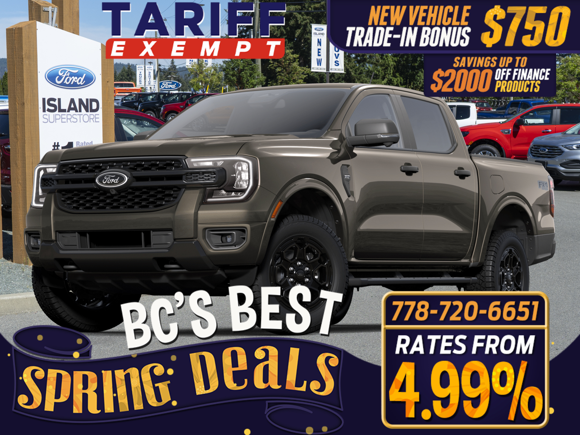 2025 Ford Ranger XLT 301A 3.5L SuperCrew
