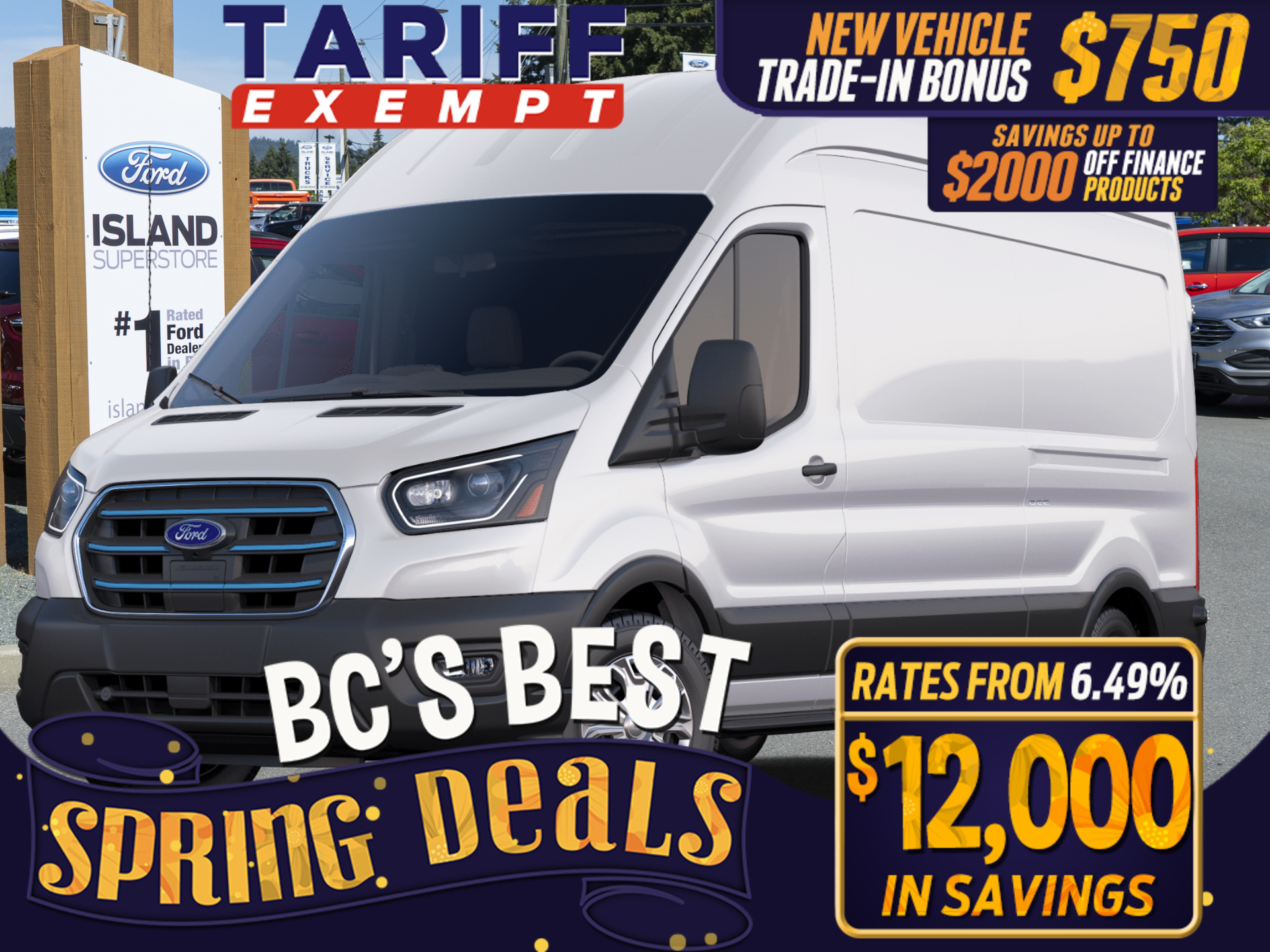 2025 Ford E-Transit Cargo Van High Roof Cargo RWD