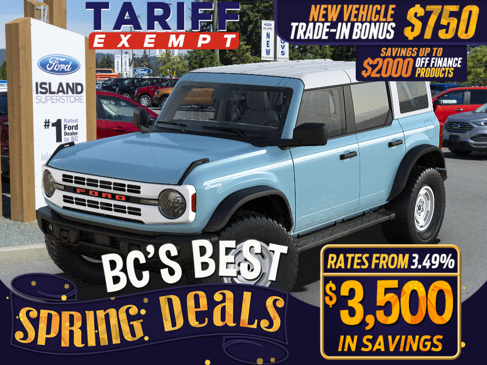 2025 Ford Bronco Heritage Edition 4 Door 4X4