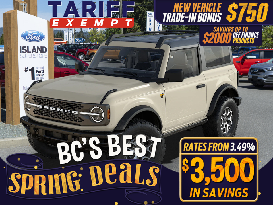 2025 Ford Bronco Badlands  2 Door 4X4