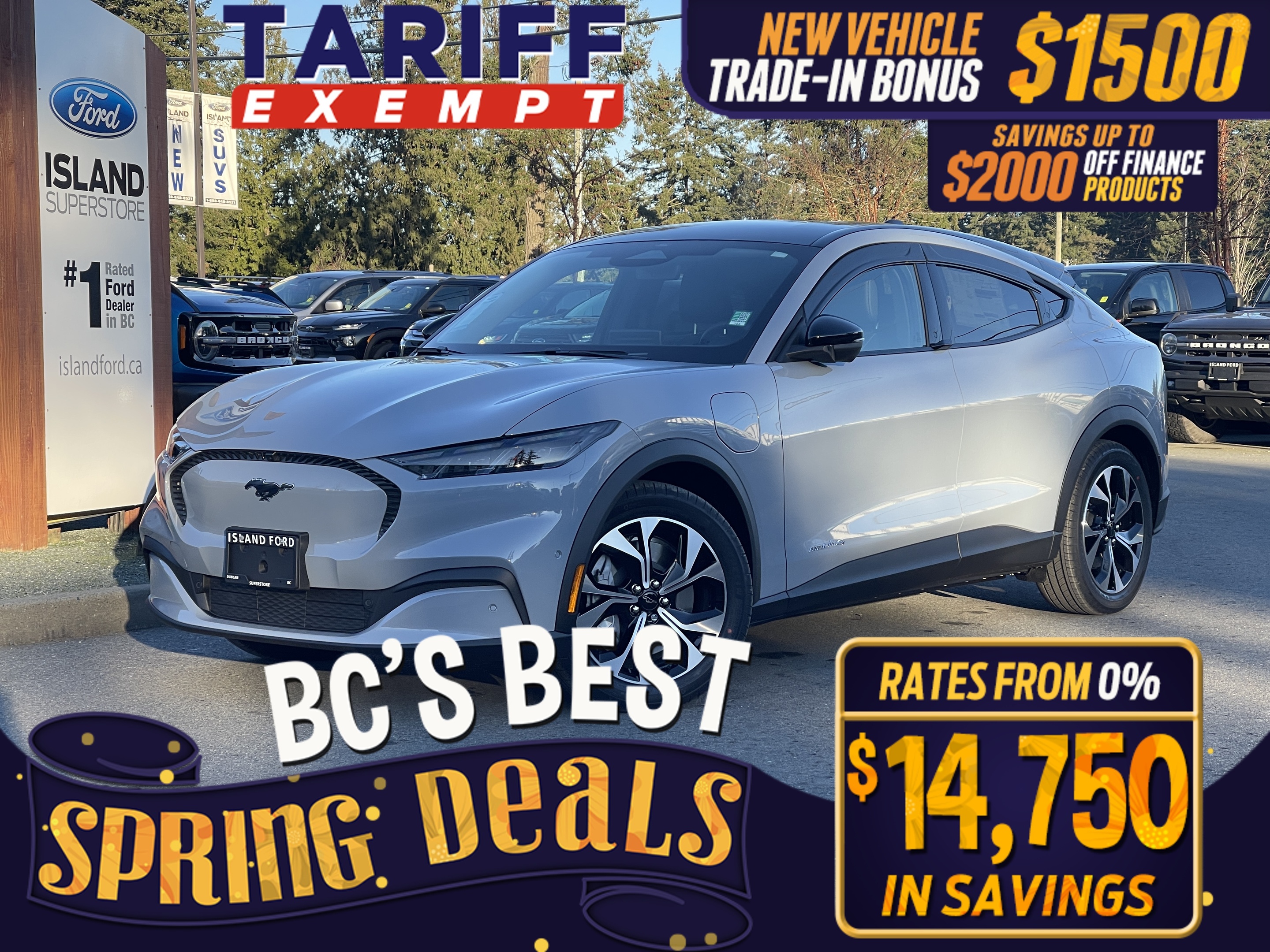 2024 Ford Mustang Mach-E Select AWD 72kWh LFP Std Battery