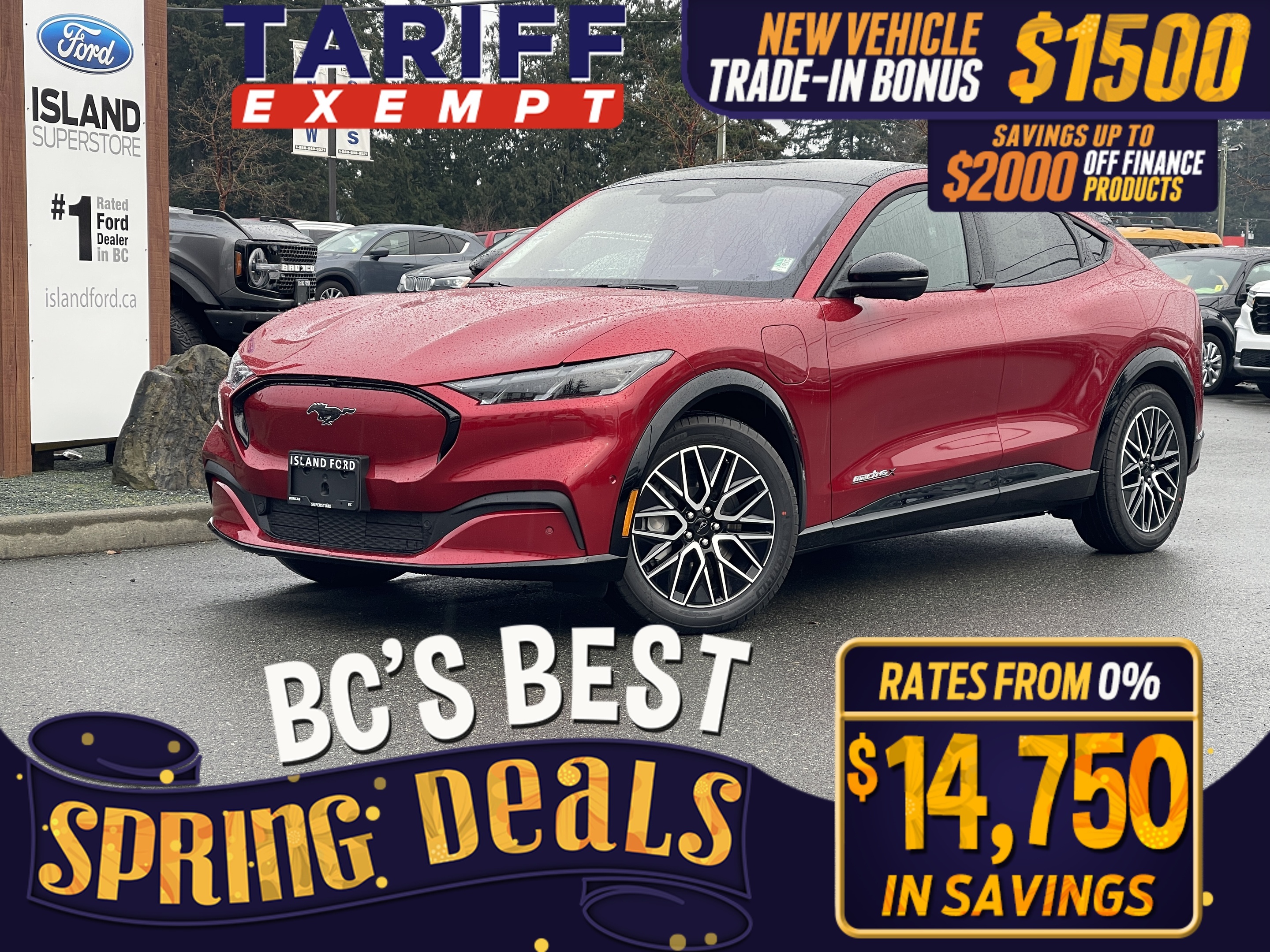 2024 Ford Mustang Mach-E Premium AWD 91KWh Extended Range Battery