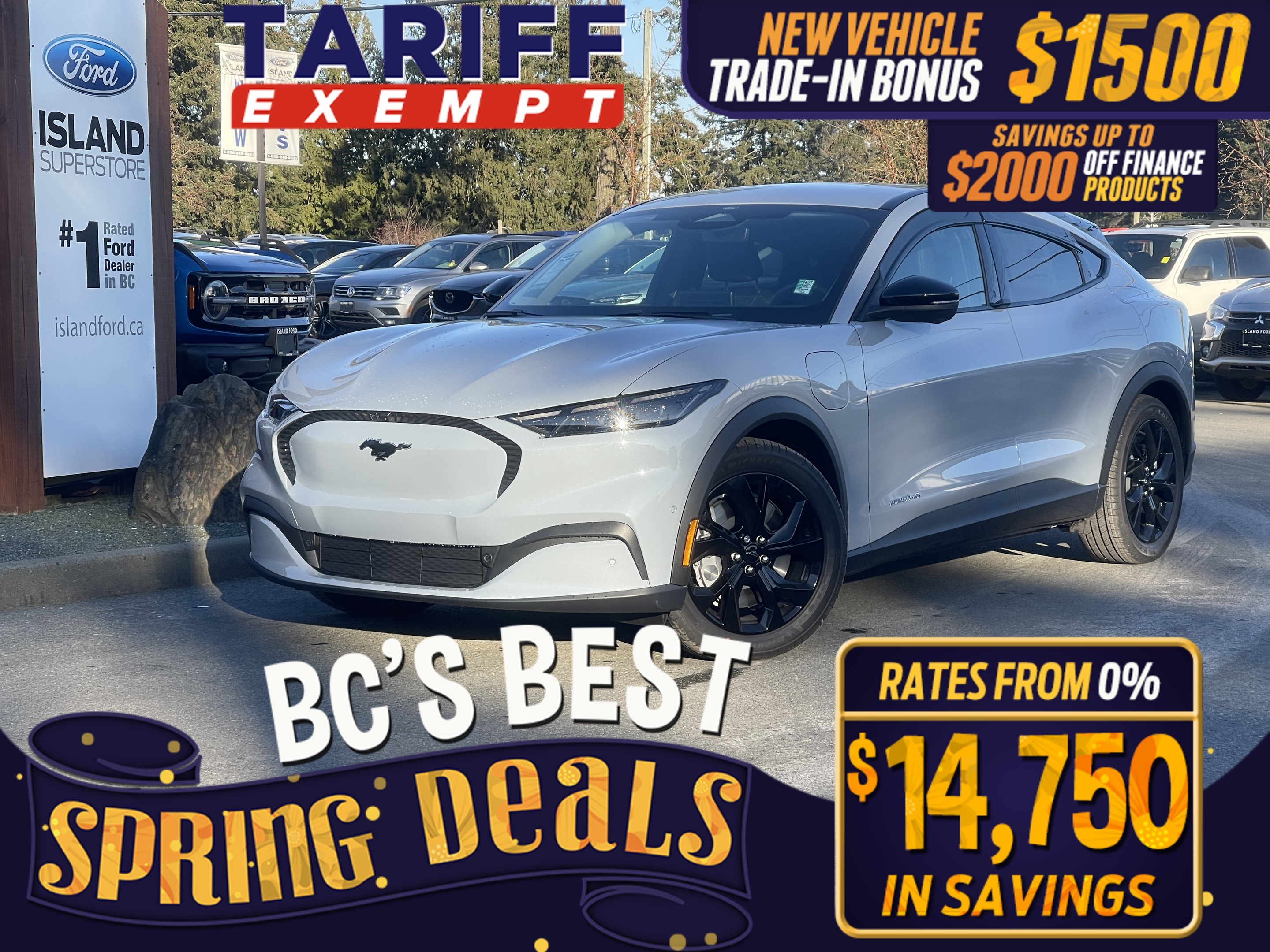 2024 Ford Mustang Mach-E Select AWD 72kWh LFP Std Battery