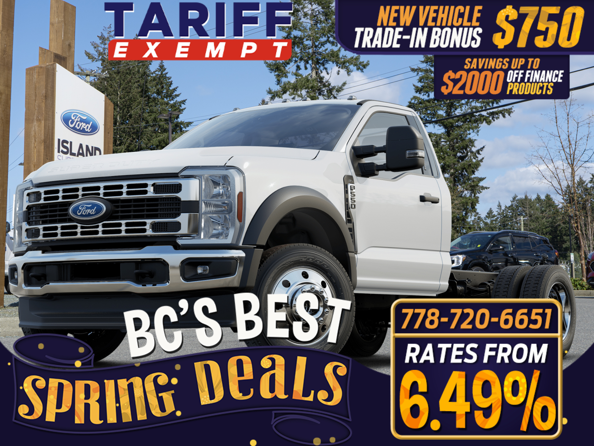2025 Ford F-550 XLT 663A 6.7L Diesel Chassis Cab 