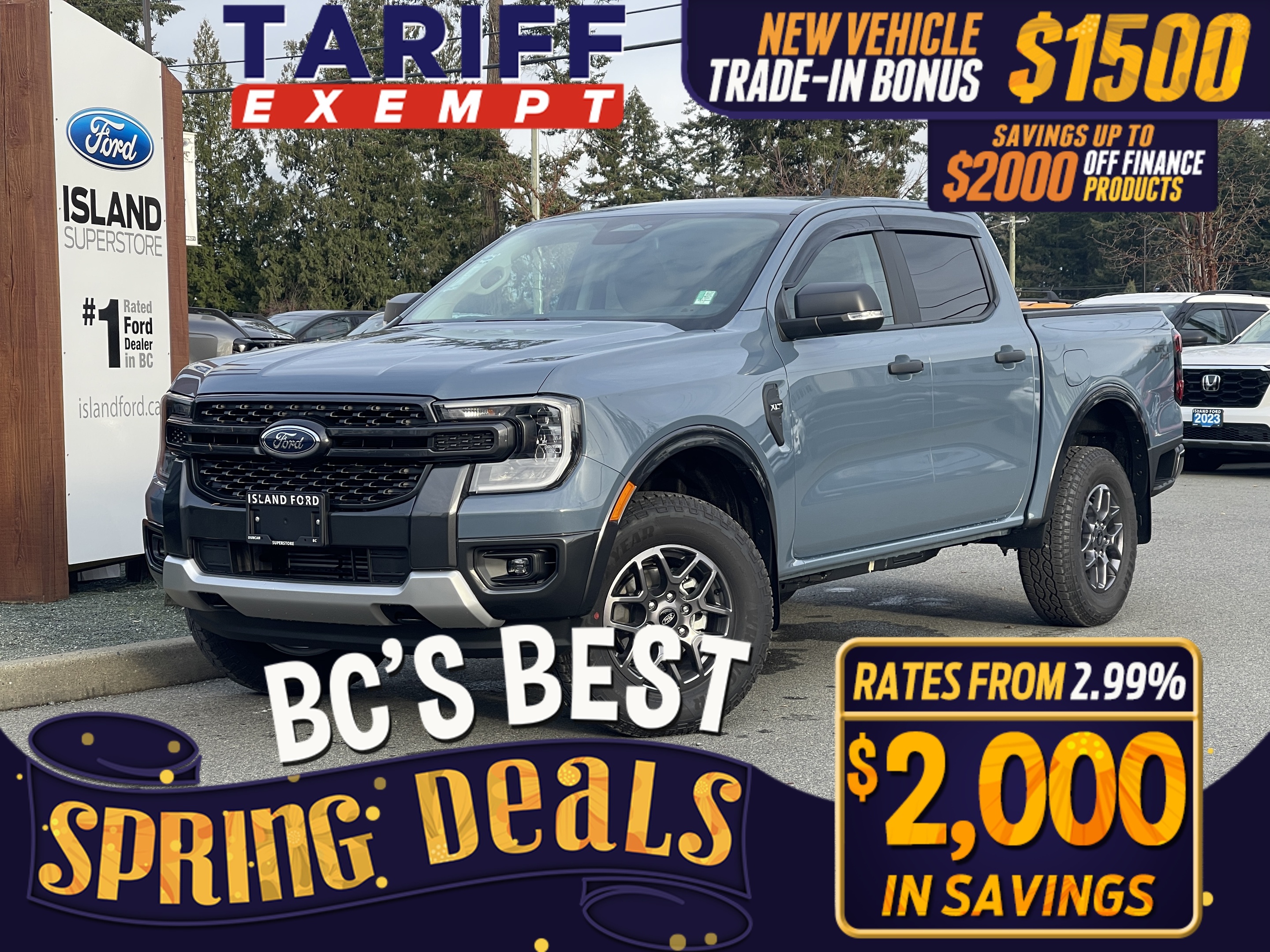 2024 Ford Ranger XLT 301A 2.3L SuperCrew